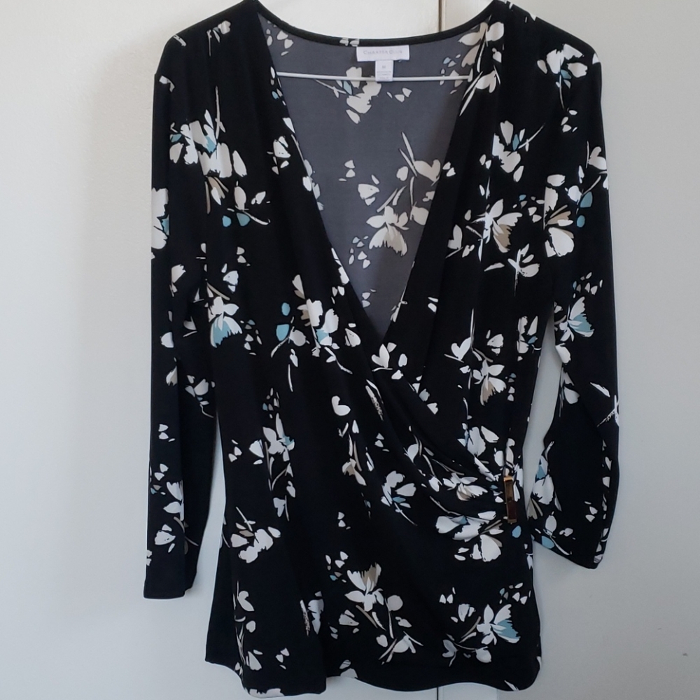 M floral tunic